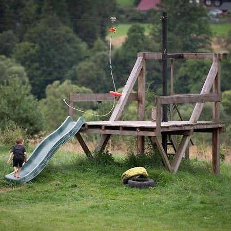 Polanka Beskid Niski Cute Cabin With Spectacular Views Hanczowa Экстерьер фото