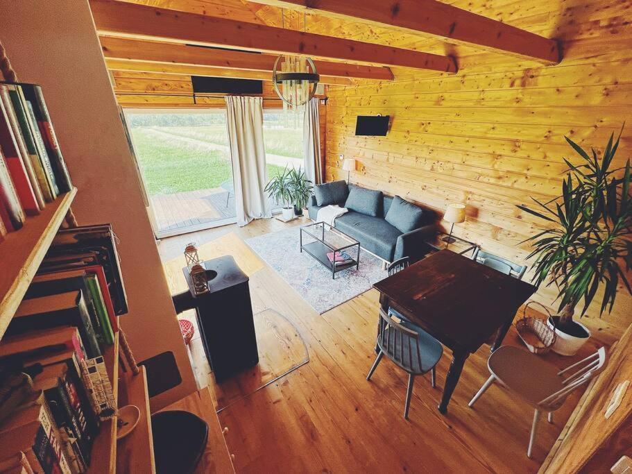 Polanka Beskid Niski Cute Cabin With Spectacular Views Hanczowa Экстерьер фото