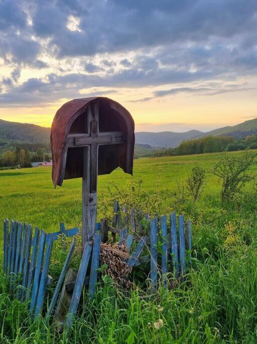 Polanka Beskid Niski Cute Cabin With Spectacular Views Hanczowa Экстерьер фото