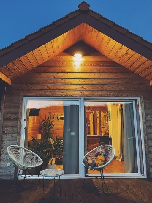 Polanka Beskid Niski Cute Cabin With Spectacular Views Hanczowa Экстерьер фото