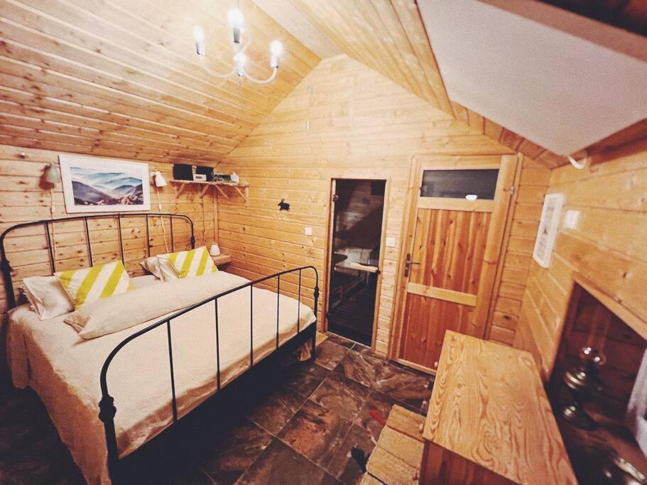 Polanka Beskid Niski Cute Cabin With Spectacular Views Hanczowa Экстерьер фото