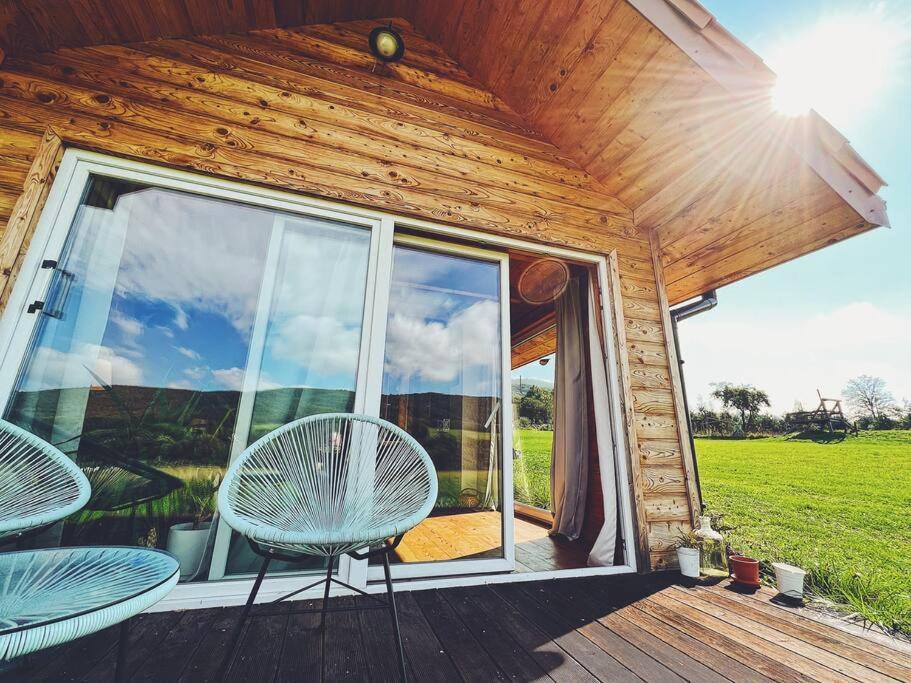 Polanka Beskid Niski Cute Cabin With Spectacular Views Hanczowa Экстерьер фото