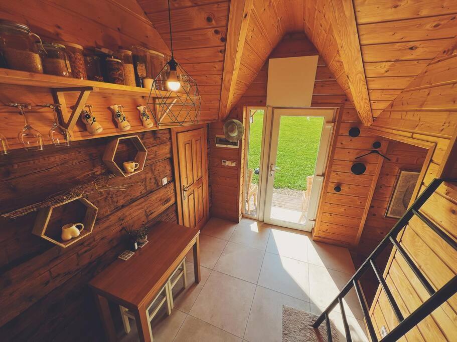 Polanka Beskid Niski Cute Cabin With Spectacular Views Hanczowa Экстерьер фото