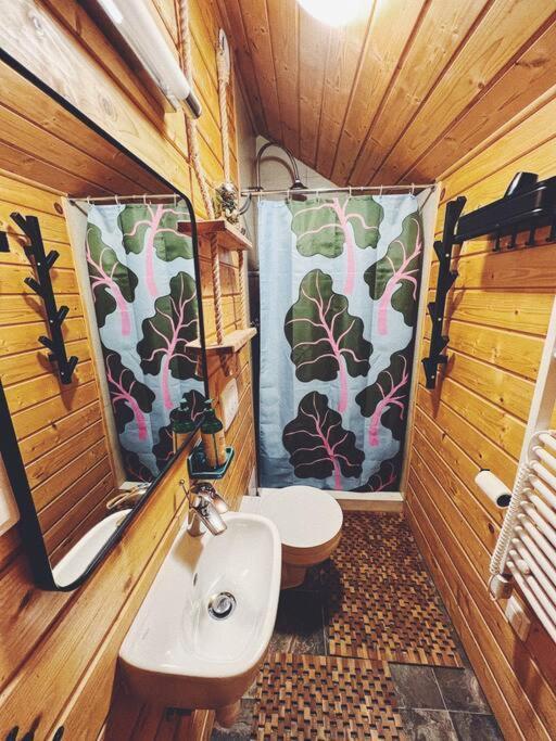 Polanka Beskid Niski Cute Cabin With Spectacular Views Hanczowa Экстерьер фото