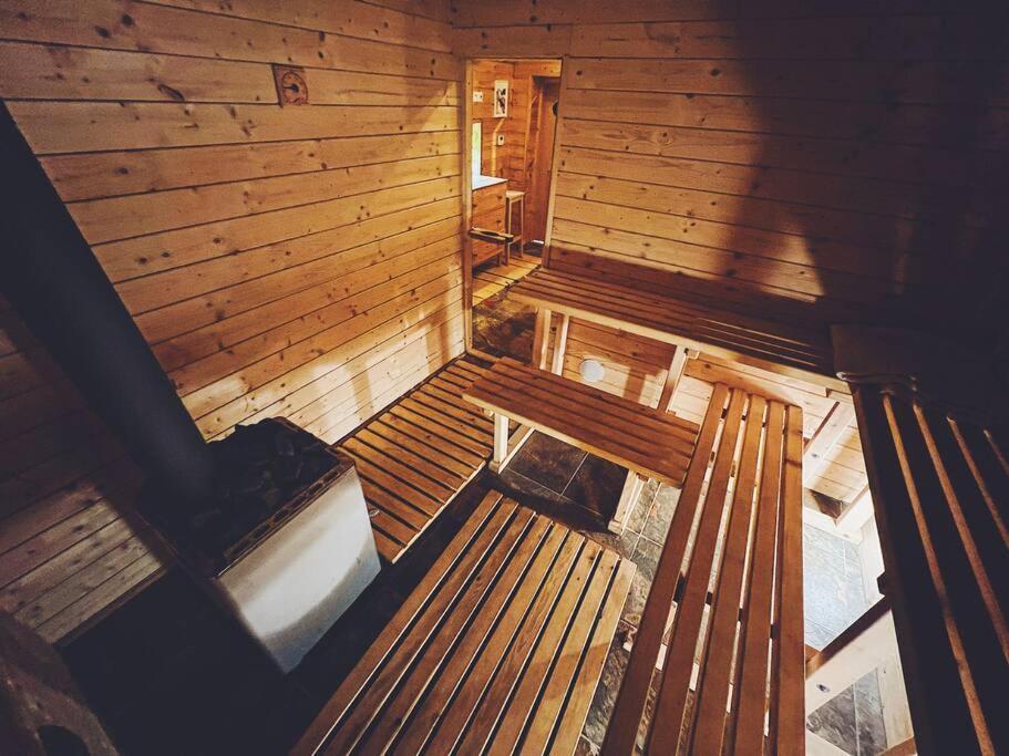 Polanka Beskid Niski Cute Cabin With Spectacular Views Hanczowa Экстерьер фото